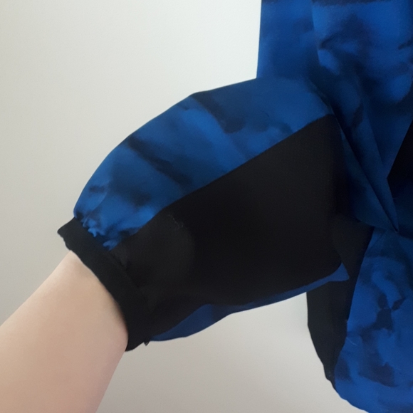 Adidas Men's Blue and Black Top Size Medium - Picture 6 of 8